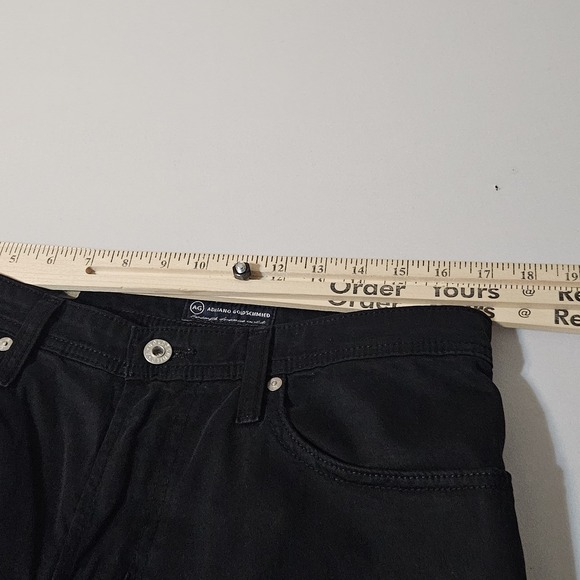 AG Adriano Goldschmied Jeans Mens 33x34 The Protege Straight Leg Black - Picture 6 of 10